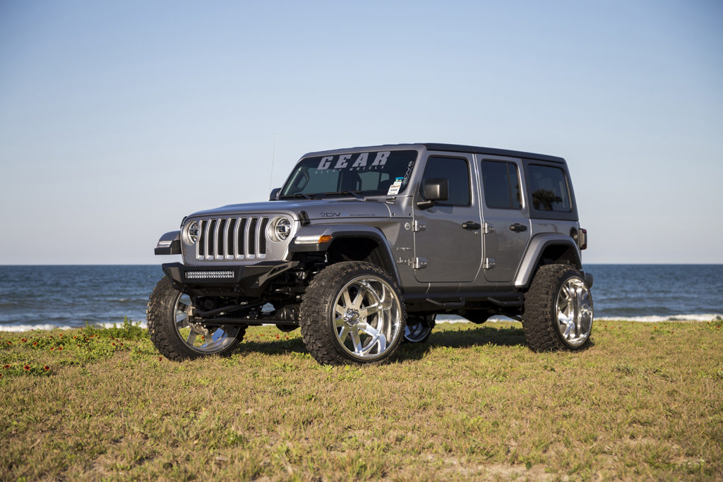 Jeep Wrangler on Forged Mono Block Wheels